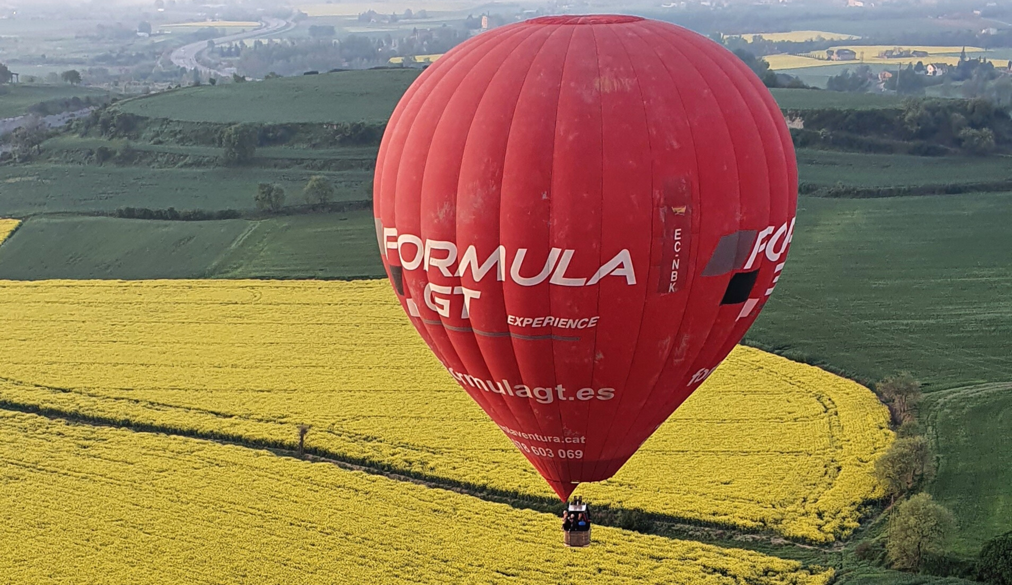Vol en globus a la primavera